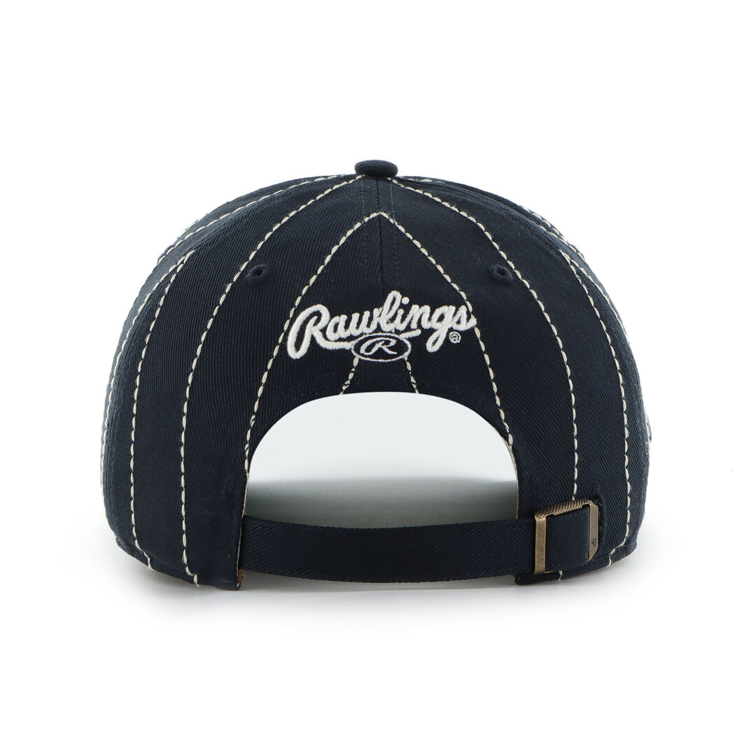 Los Angeles Angels Rawlings '47 Brand Pinstripe Hitch Hat - Image 4