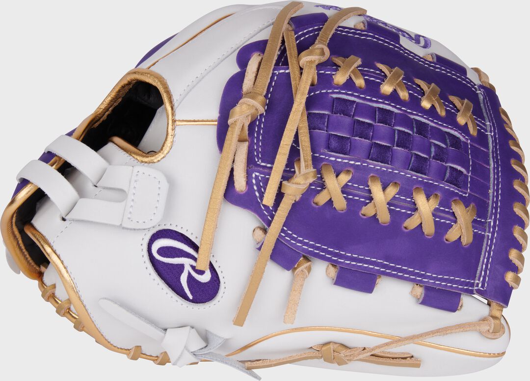 Liberty Advanced Color Series 12.5 in Fastpitch Glove White/Purple - Image 2