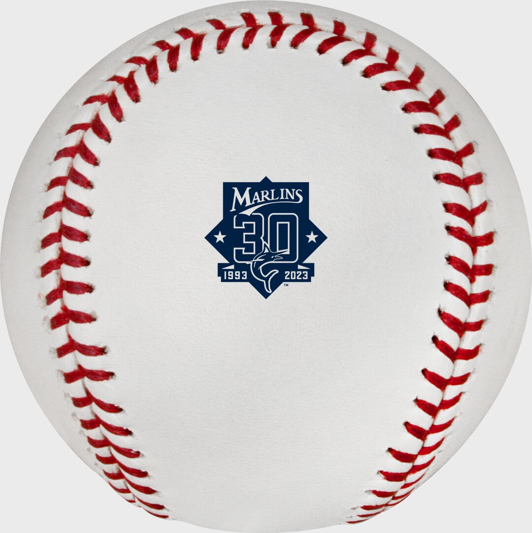 MLB 2023 Miami Marlins 30th Anniversary Baseball - Image 2