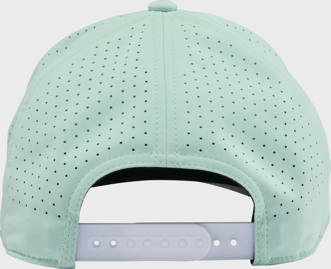 Rawlings Mint Performance Flat Bill Snapback Hat - Image 3