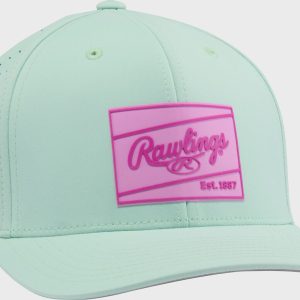 Rawlings Mint Performance Curved Bill Snapback Hat